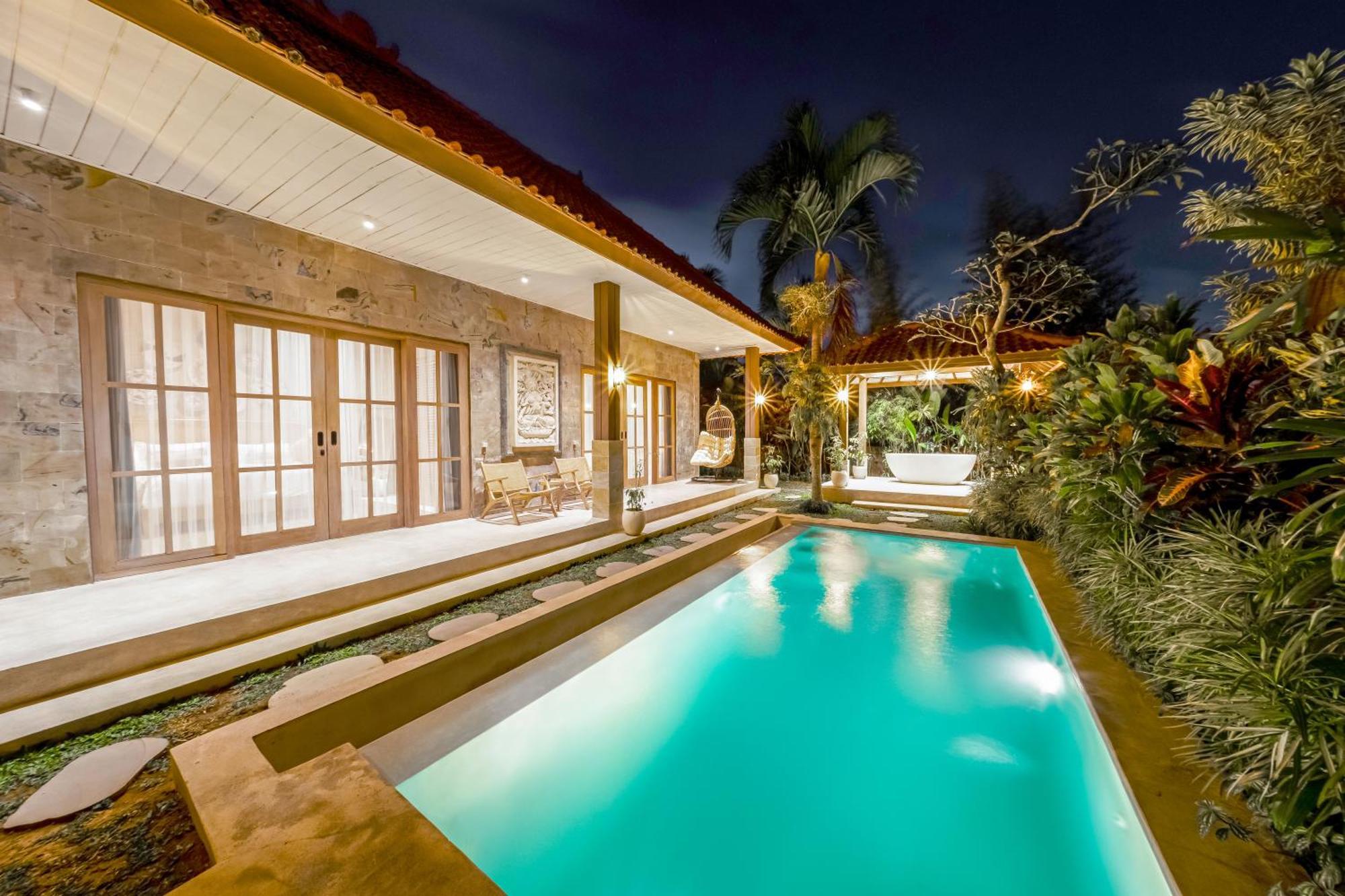 Nyaman Villas By Evdekimi Ubud ภายนอก รูปภาพ