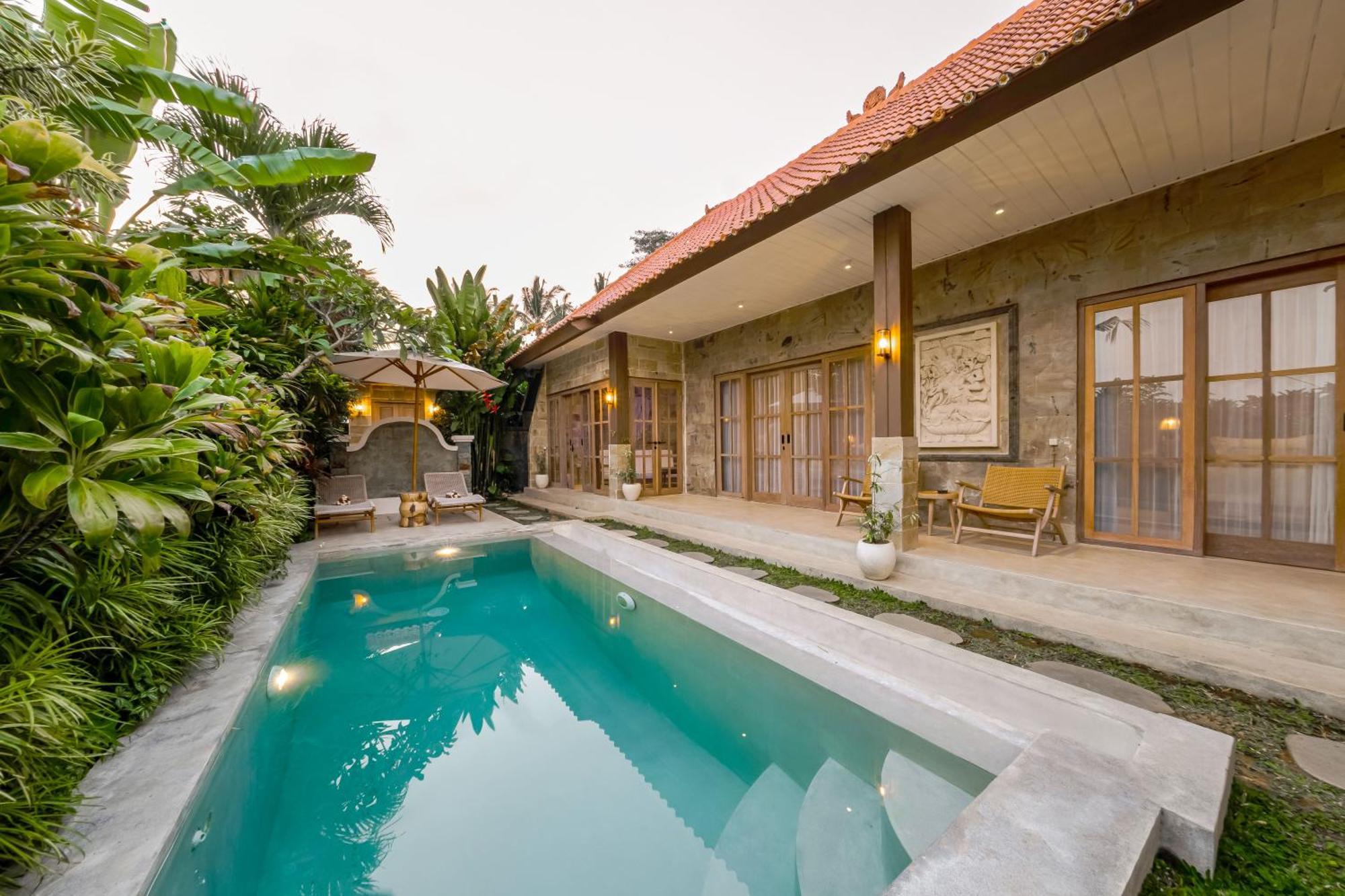 Nyaman Villas By Evdekimi Ubud ภายนอก รูปภาพ